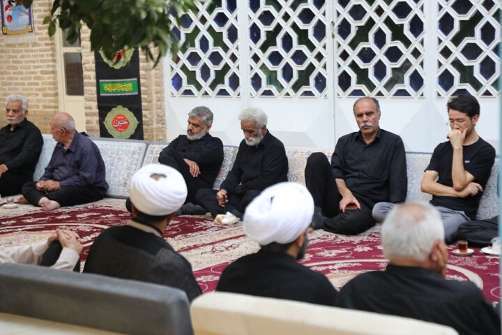مجلس عزاداری دوازدهم محرم در حوزه علمیه استان یزد