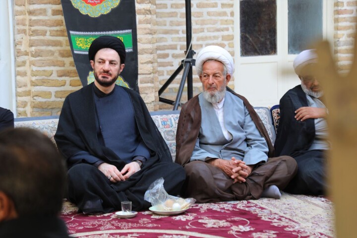 مجلس عزاداری دوازدهم محرم در حوزه علمیه استان یزد