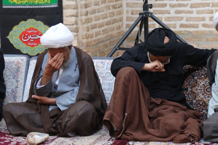 مجلس عزاداری دوازدهم محرم در حوزه علمیه استان یزد