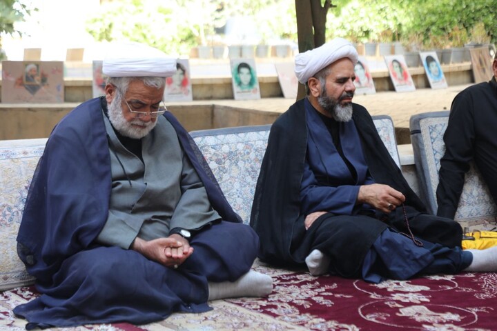 مجلس عزاداری دوازدهم محرم در حوزه علمیه استان یزد