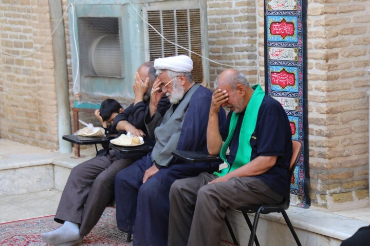 مجلس عزاداری دوازدهم محرم در حوزه علمیه استان یزد