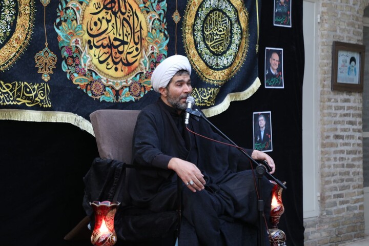 مجلس عزاداری دوازدهم محرم در حوزه علمیه استان یزد