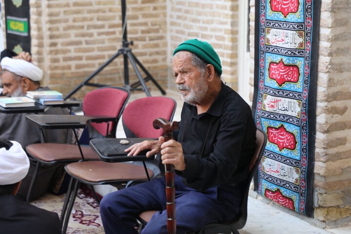 مجلس عزاداری دوازدهم محرم در حوزه علمیه استان یزد