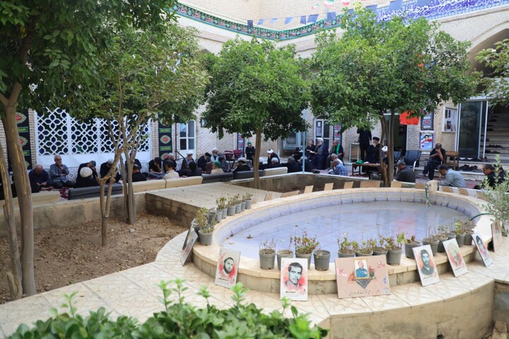 مجلس عزاداری دوازدهم محرم در حوزه علمیه استان یزد