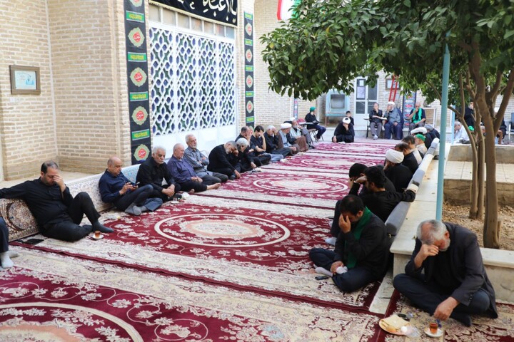 مجلس عزاداری دوازدهم محرم در حوزه علمیه استان یزد