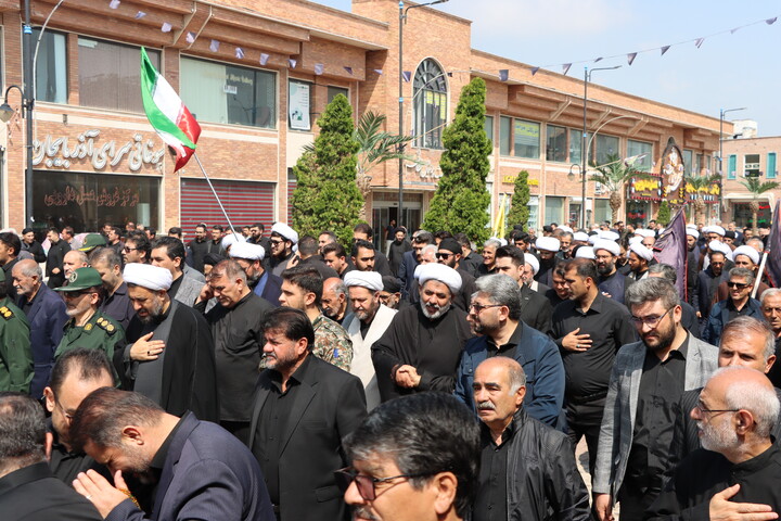 تصاویر/ عزاداری محرم ۱۴۰۵ روحانیون و طلاب حوزه علمیه اردبیل