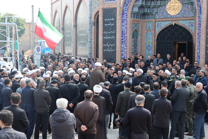 تصاویر/ عزاداری محرم ۱۴۰۵ روحانیون و طلاب حوزه علمیه اردبیل