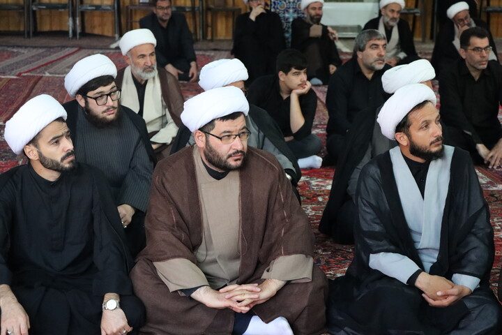 تصاویر/ عزاداری محرم ۱۴۰۵ روحانیون و طلاب حوزه علمیه اردبیل