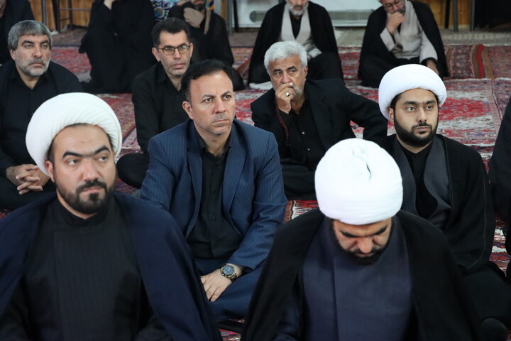 تصاویر/ عزاداری محرم ۱۴۰۵ روحانیون و طلاب حوزه علمیه اردبیل