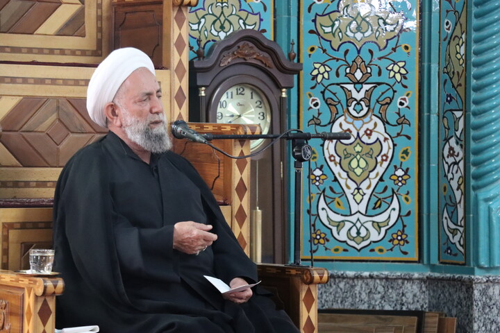 تصاویر/ عزاداری محرم ۱۴۰۵ روحانیون و طلاب حوزه علمیه اردبیل