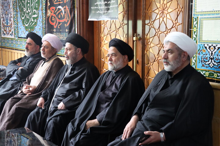 تصاویر/ عزاداری محرم ۱۴۰۵ روحانیون و طلاب حوزه علمیه اردبیل