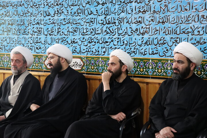 تصاویر/ عزاداری محرم ۱۴۰۵ روحانیون و طلاب حوزه علمیه اردبیل