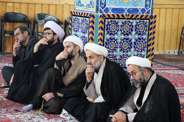 تصاویر/ عزاداری محرم ۱۴۰۵ روحانیون و طلاب حوزه علمیه اردبیل