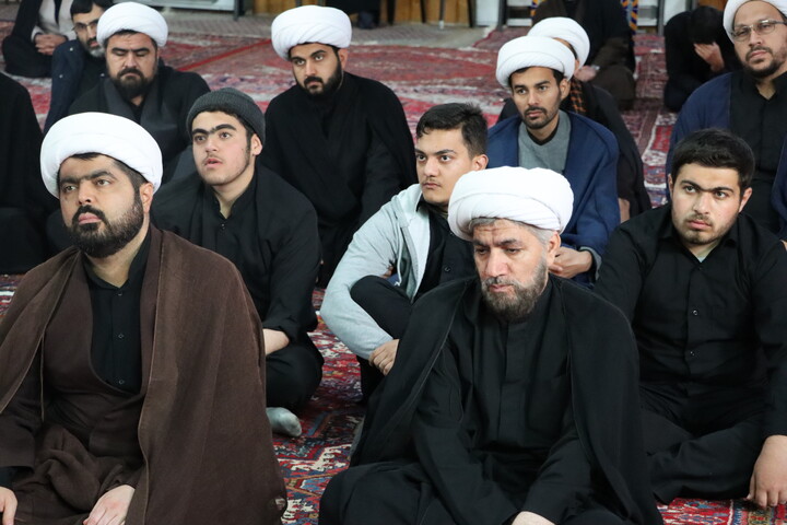 تصاویر/ عزاداری محرم ۱۴۰۵ روحانیون و طلاب حوزه علمیه اردبیل