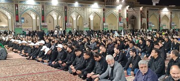 طنین عزاداری سنتی افغانستانی‌های مقیم مشهد در حرم مطهر رضوی