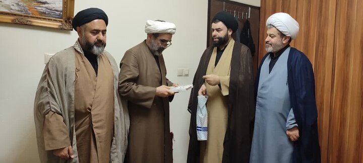 تصاویر/ تکریم اساتید و علمای آملی
