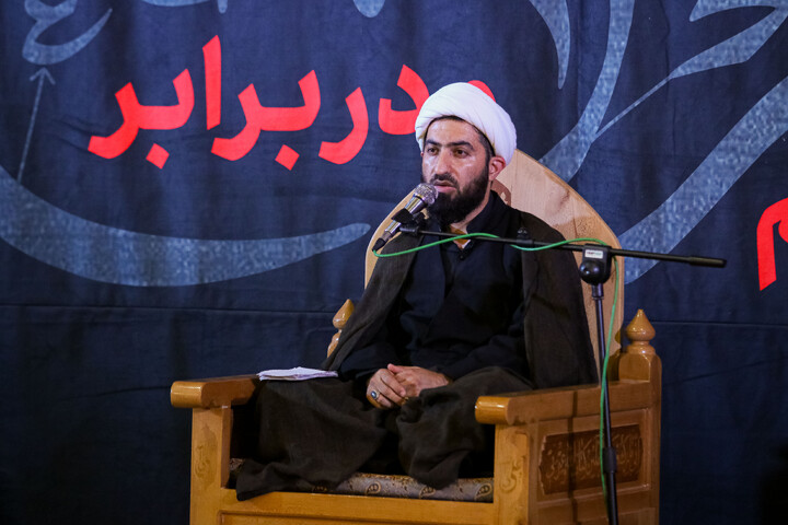 تصاویر/ شب اول مراسم عزاداری هیئت هنر و رسانه در قم