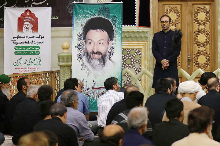 تصاویر/ مراسم بزرگداشت شهید آیت‌الله بهشتی و ۷۲ تن از یاران شهیدش در حرم مطهر حضرت معصومه( س)