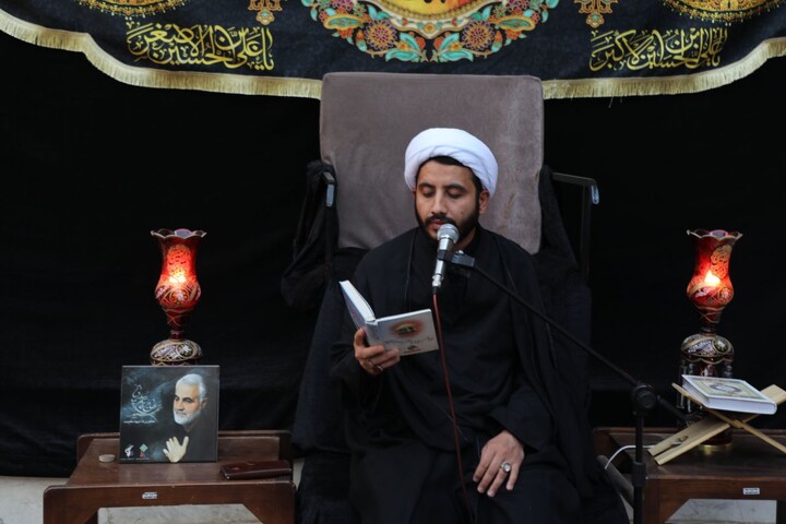 تصاویر/ سیزدهمین روز مجلس عزاداری محرم در حوزه علمیه استان یزد برگزار شد
