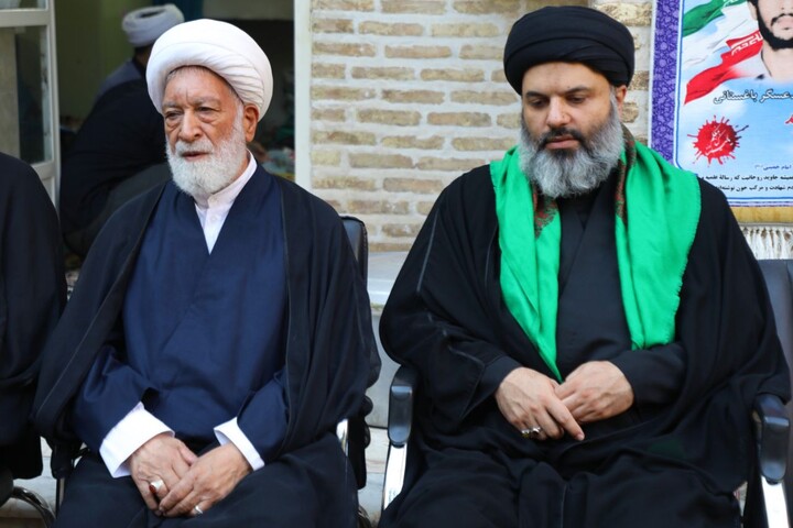 تصاویر/ سیزدهمین روز مجلس عزاداری محرم در حوزه علمیه استان یزد برگزار شد