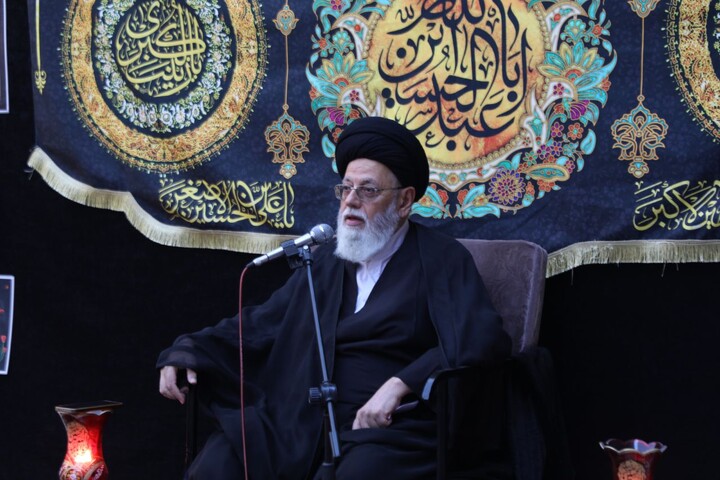 تصاویر/ سیزدهمین روز مجلس عزاداری محرم در حوزه علمیه استان یزد برگزار شد