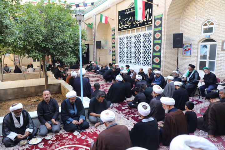 تصاویر/ سیزدهمین روز مجلس عزاداری محرم در حوزه علمیه استان یزد برگزار شد
