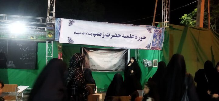 تصاویر/ موکب «بانوان تمدن‌ساز» مدرسه علمیه حضرت زینب(س) کرمان