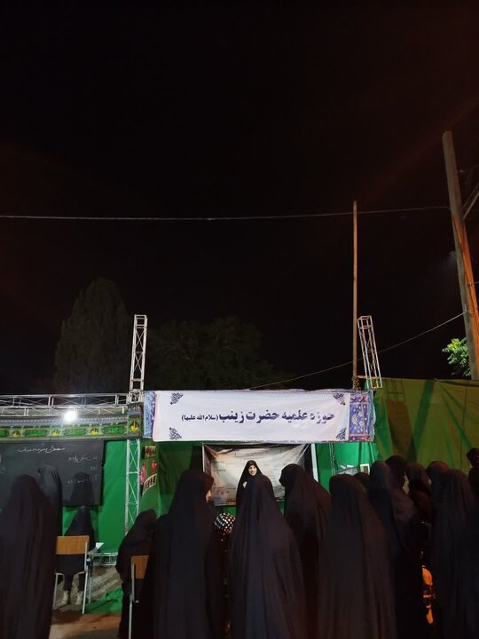 تصاویر/ موکب «بانوان تمدن‌ساز» مدرسه علمیه حضرت زینب(س) کرمان