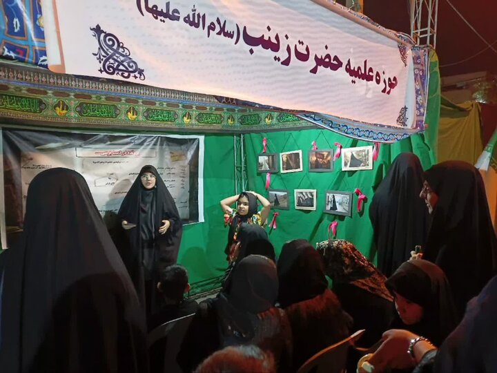 تصاویر/ موکب «بانوان تمدن‌ساز» مدرسه علمیه حضرت زینب(س) کرمان