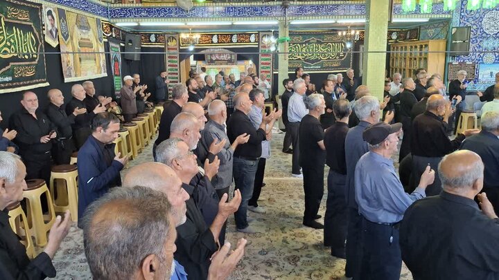 مراسم عزاداری سوگواری در رثای سالار شهیدان در بقاع متبرکه استان قزوین