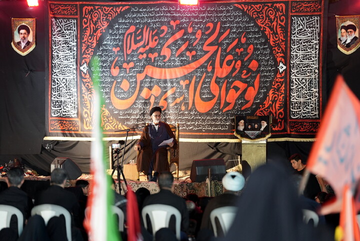 تصاویر/برگزاری مراسم سوگواری اباعبدالله الحسین توسط کارمندان مرکز مدیریت حوزه های علمیه با حضور و سخنرانی نماینده مجلس