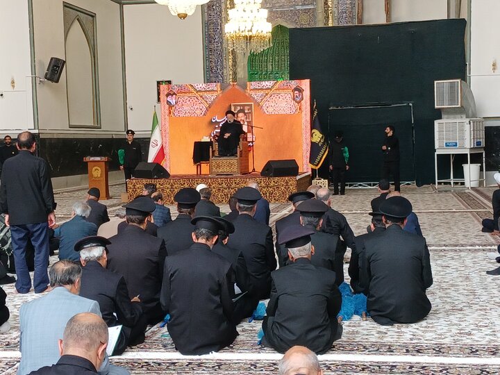 مراسم گرامیداشت سالروز شهادت آیت الله بهشتی در حرم مطهر رضوی