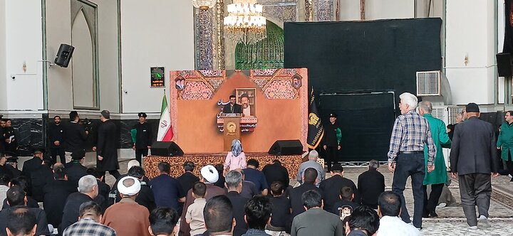 مراسم گرامیداشت سالروز شهادت آیت الله بهشتی در حرم مطهر رضوی