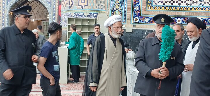 مراسم گرامیداشت سالروز شهادت آیت الله بهشتی در حرم مطهر رضوی