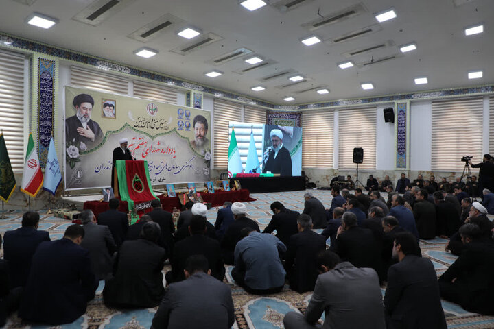 تصاویر/ مراسم بزرگداشت شهدای هفتم تیر در دادگستری استان مازندران
