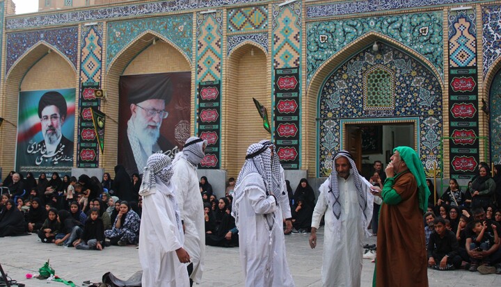 تصاویر/ تشییع نمادین شهدای کربلا در شهر جوپار