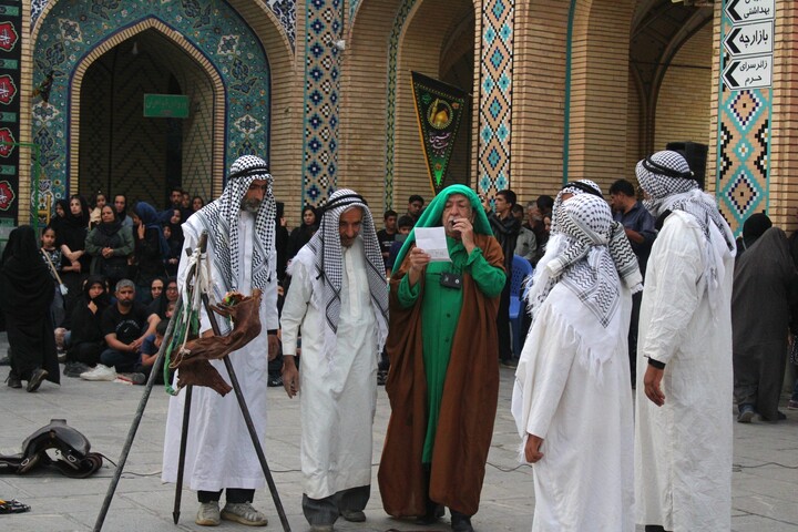 تصاویر/ تشییع نمادین شهدای کربلا در شهر جوپار