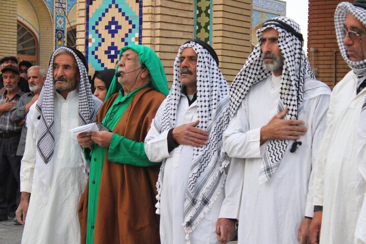 تصاویر/ تشییع نمادین شهدای کربلا در شهر جوپار
