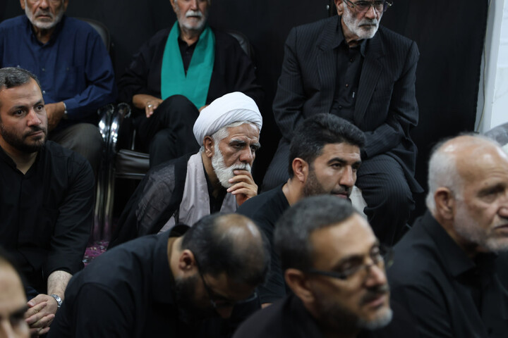 تصاویر / مراسم عزای اسرای کربلا، در حسینیه آیت الله فاضلیان