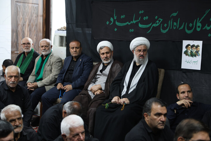 تصاویر / مراسم عزای اسرای کربلا، در حسینیه آیت الله فاضلیان