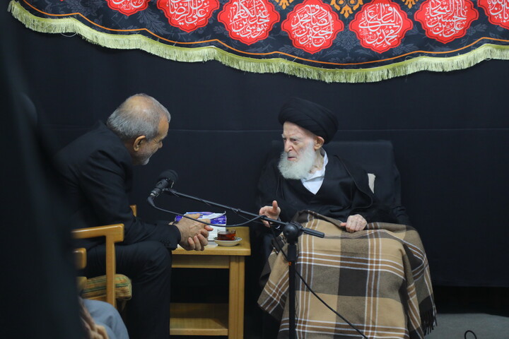 تصاویر / دیدار رئیس جمهور پزشکیان با آیت الله العظمی شبیری زنجانی