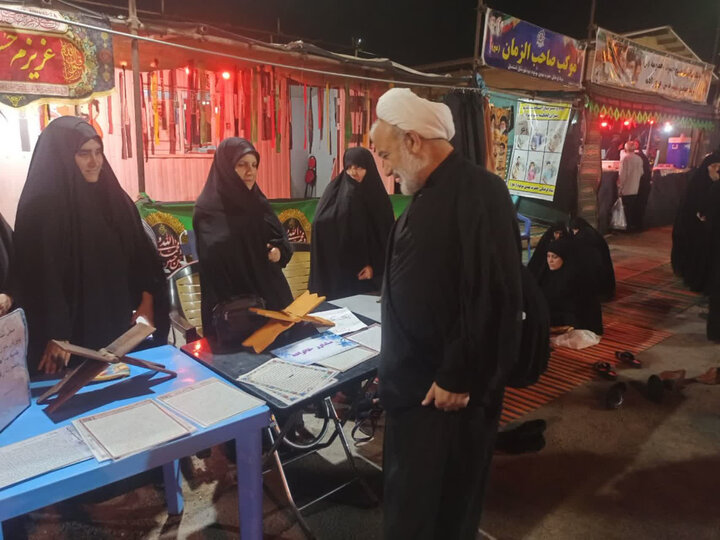 تصاویر/ بازدید امام جمعه برازجان از موکب های فعال در اجتماع شبانه برازجان