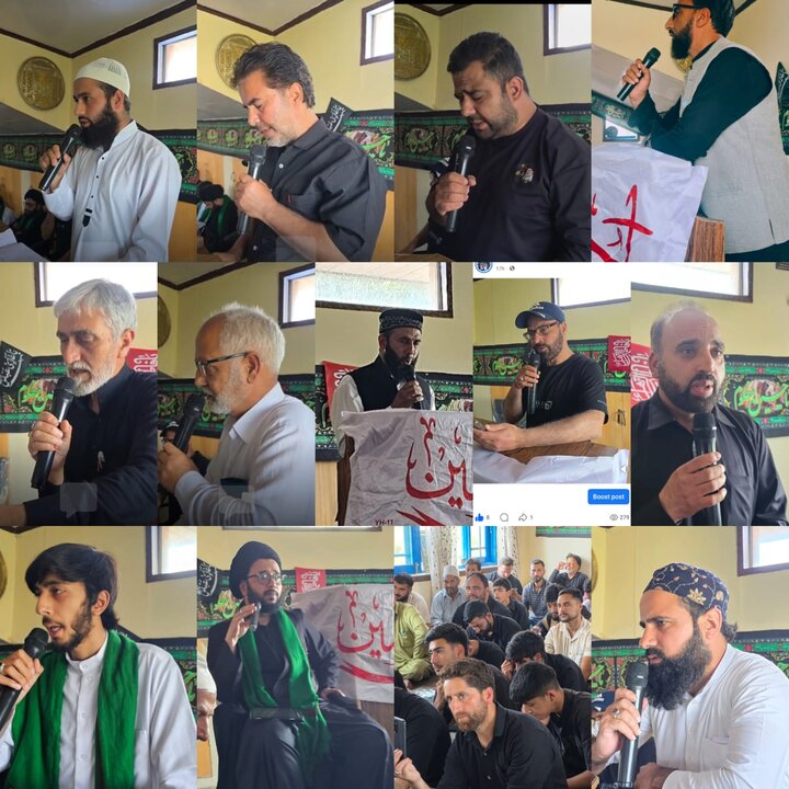 سرینگر میں رحمۃ للعالمین فاؤنڈیشن کے زیر اہتمام مجلسِ عزا؛ اتحادِ امت اور پیغامِ کربلا پر شیعہ و سنی علماء کا بیان