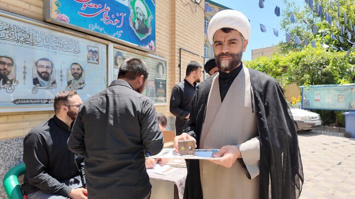 تصاویر/ همایش موکب داران طلاب و روحانیون همدان