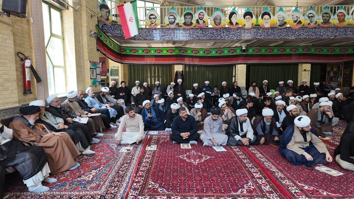 تصاویر/ همایش موکب داران طلاب و روحانیون همدان
