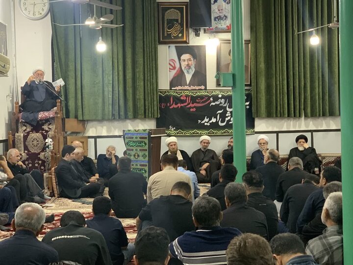 تصاویر/ حضور امام جمعه بهشهر در در مجالس عزای حسینی در دهه دوم محرم