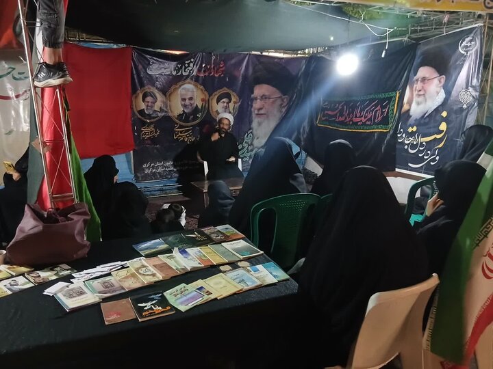 تصاویر/مدرسه علمیه فاطمه الزهرا( س) اراک در موکب سطح شهر