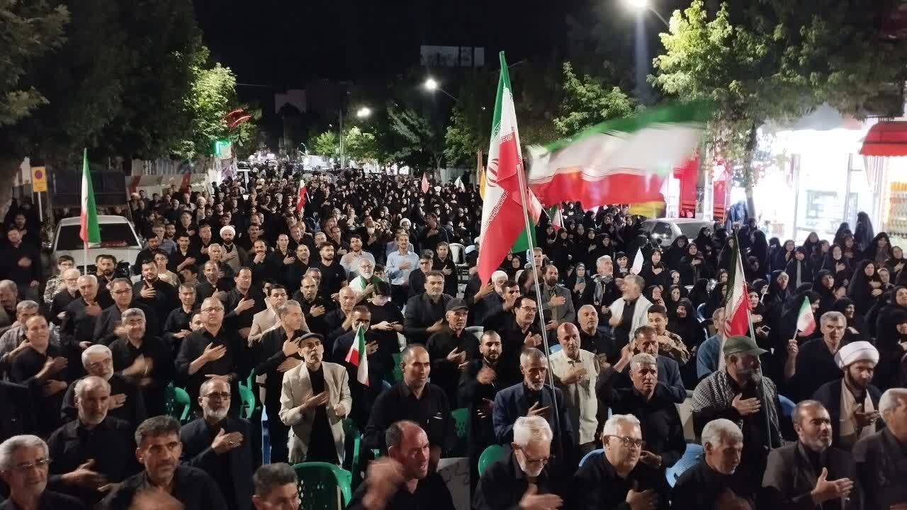 فیلم| شعار مرگ بر آمریکا در موج صد و بیستم در میاندوآب