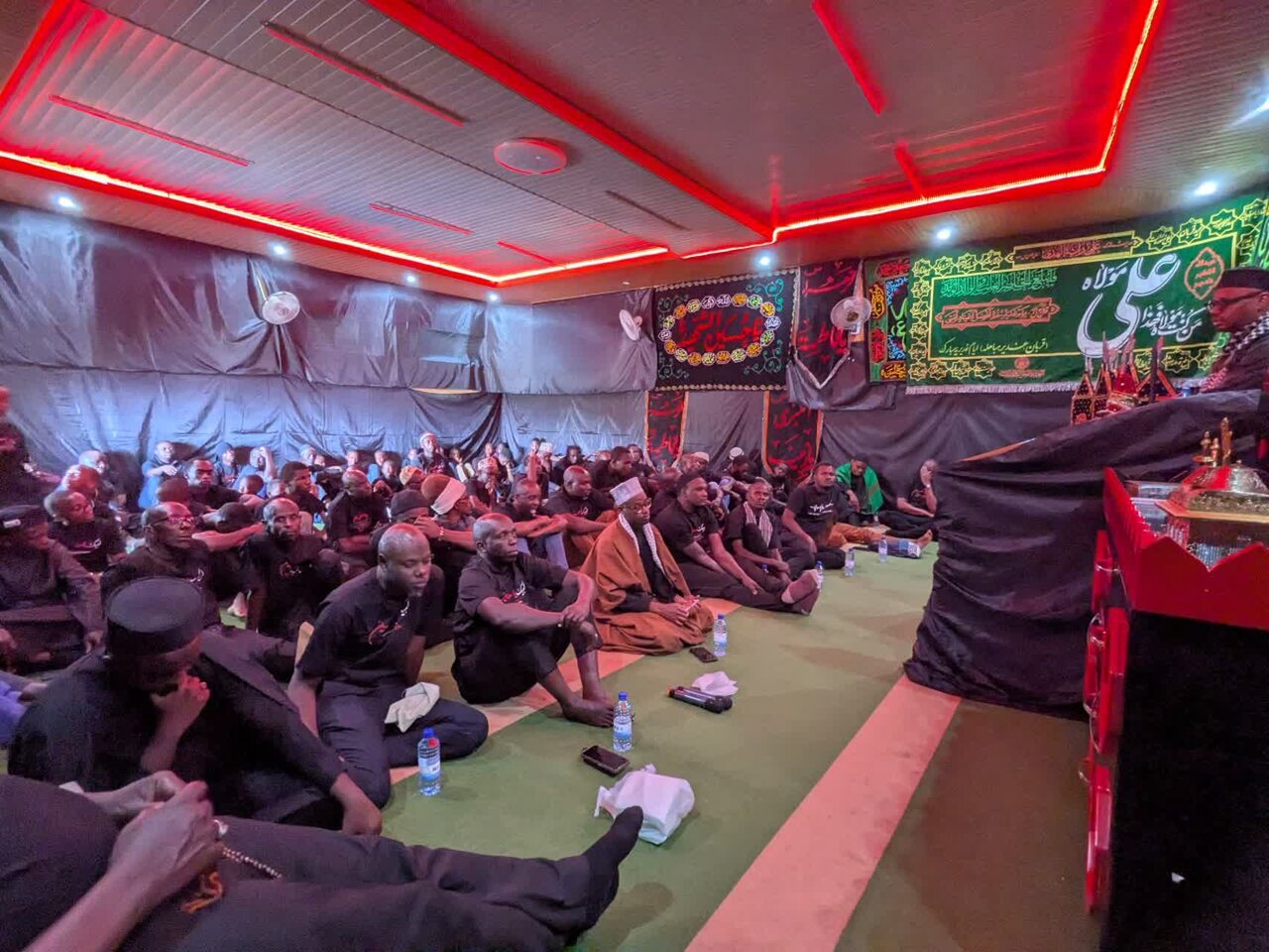 Kigali Yaomboleza Ashura kwa Huzuni Kubwa ; Mamia ya Waumini Wakusanyika Kumuenzi Imam Hussein (as) + Picha