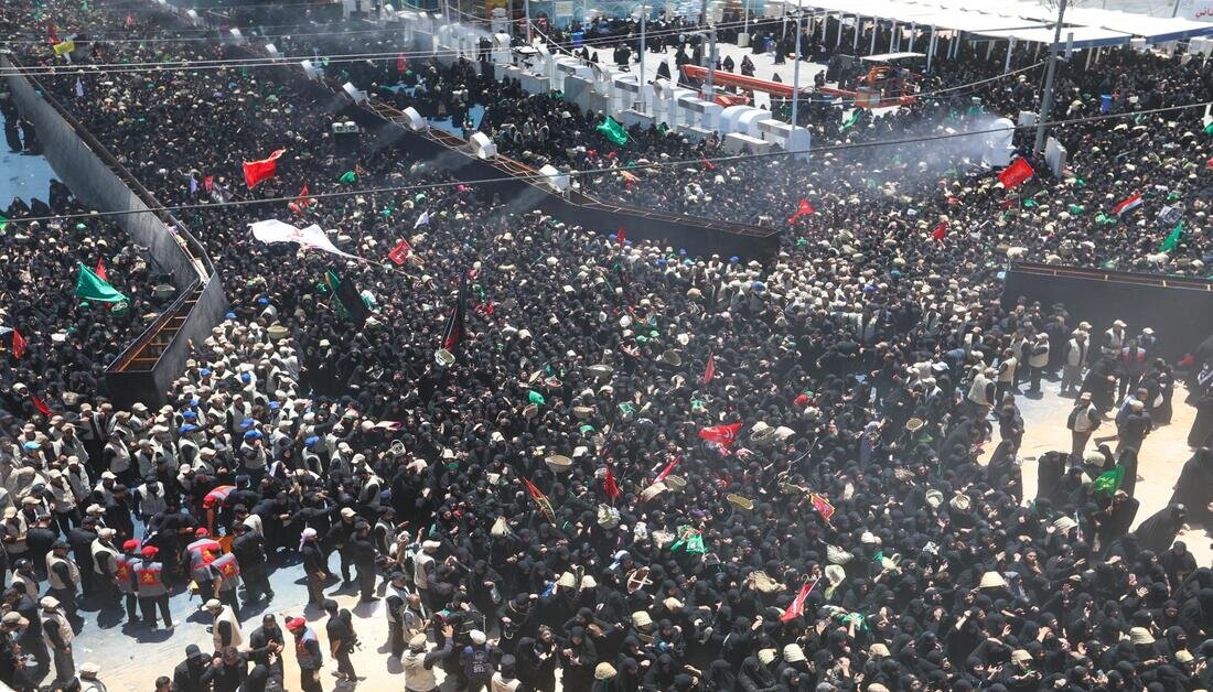 انطلاق موكب عزاء بني أسد ومواكب العشائر العراقية في ذكرى دفن الأجساد الطاهرة للإمام الحسين (عليه السلام) وأصحابه (فيديو وصور)